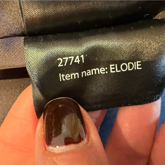 MACKAGE ELODIE MILITARY NAVY WOOL LONG COAT MEAGAN MARKLE SIZE L but fits Medium - Picture 12 of 16